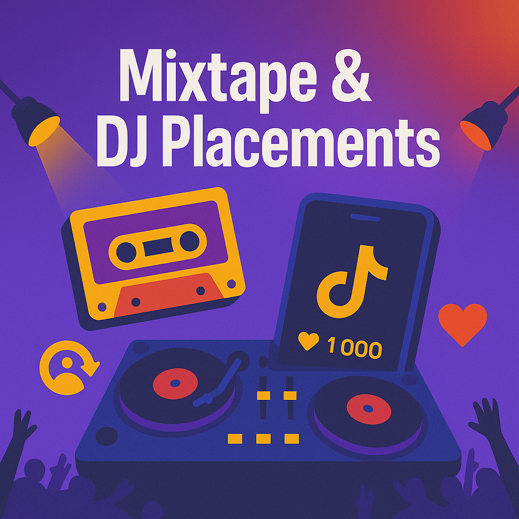 Mixtape and DJ placements graphic
